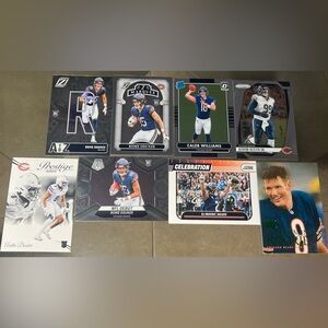 8 card Chicago Bears RC lot Caleb Williams Rome Odunze Optic Mosaic etc